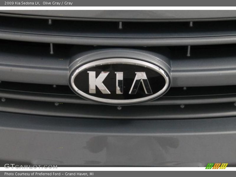 Olive Gray / Gray 2009 Kia Sedona LX
