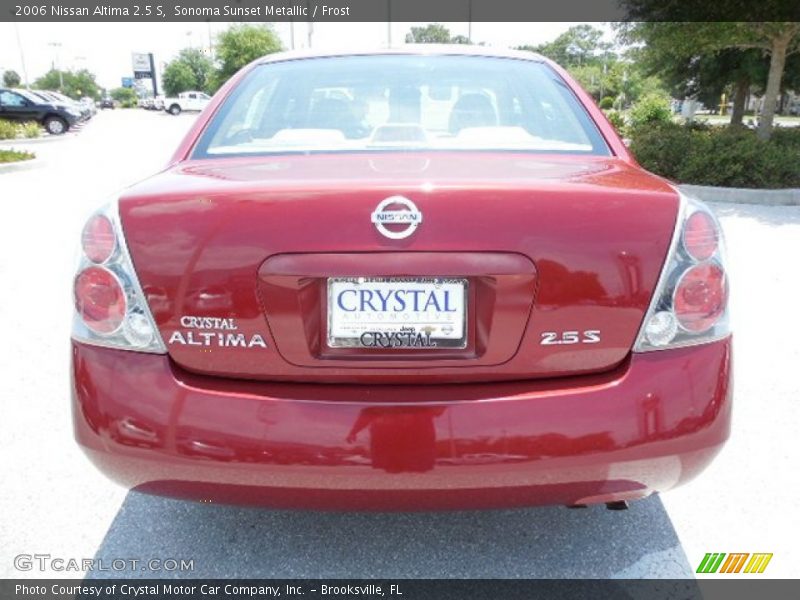 Sonoma Sunset Metallic / Frost 2006 Nissan Altima 2.5 S
