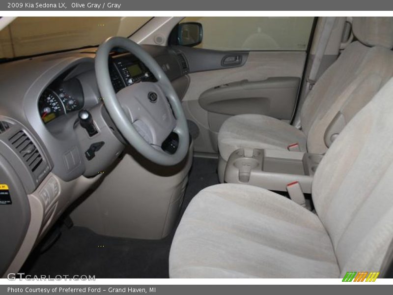 Olive Gray / Gray 2009 Kia Sedona LX