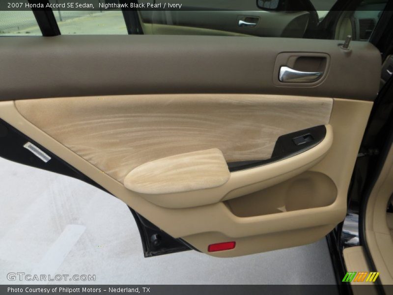 Nighthawk Black Pearl / Ivory 2007 Honda Accord SE Sedan