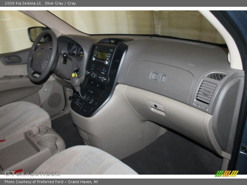Olive Gray / Gray 2009 Kia Sedona LX