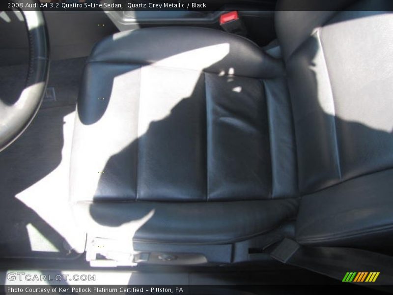 Quartz Grey Metallic / Black 2008 Audi A4 3.2 Quattro S-Line Sedan