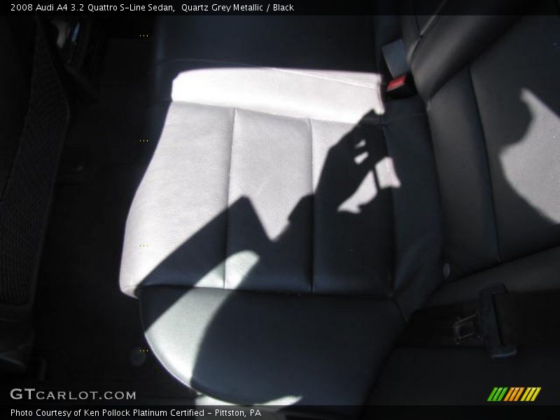 Quartz Grey Metallic / Black 2008 Audi A4 3.2 Quattro S-Line Sedan