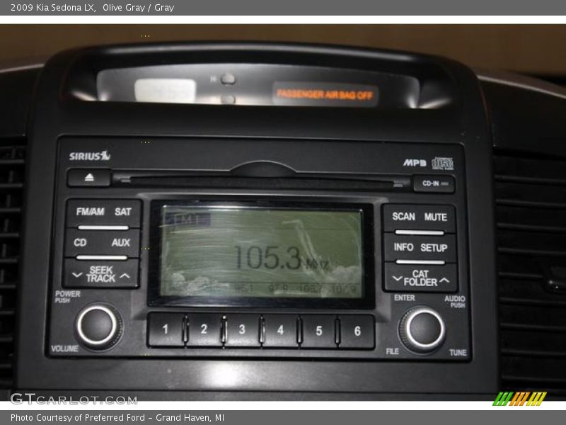 Olive Gray / Gray 2009 Kia Sedona LX
