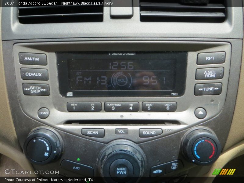 Nighthawk Black Pearl / Ivory 2007 Honda Accord SE Sedan