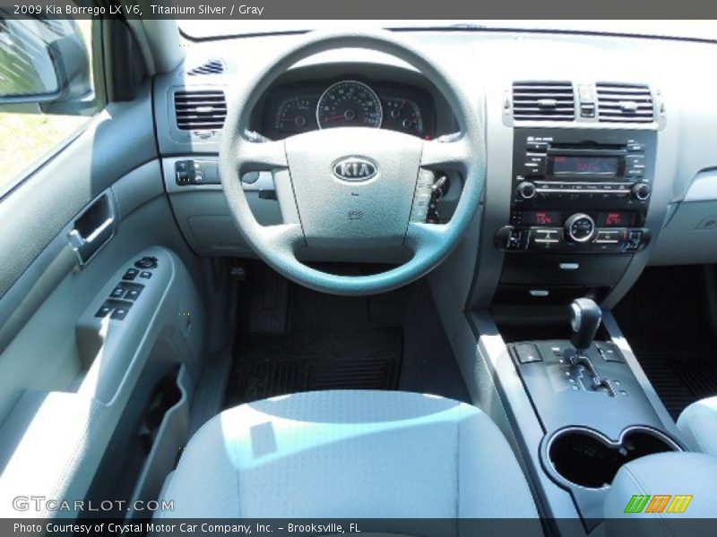 Titanium Silver / Gray 2009 Kia Borrego LX V6