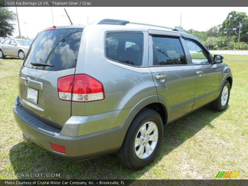 Titanium Silver / Gray 2009 Kia Borrego LX V6