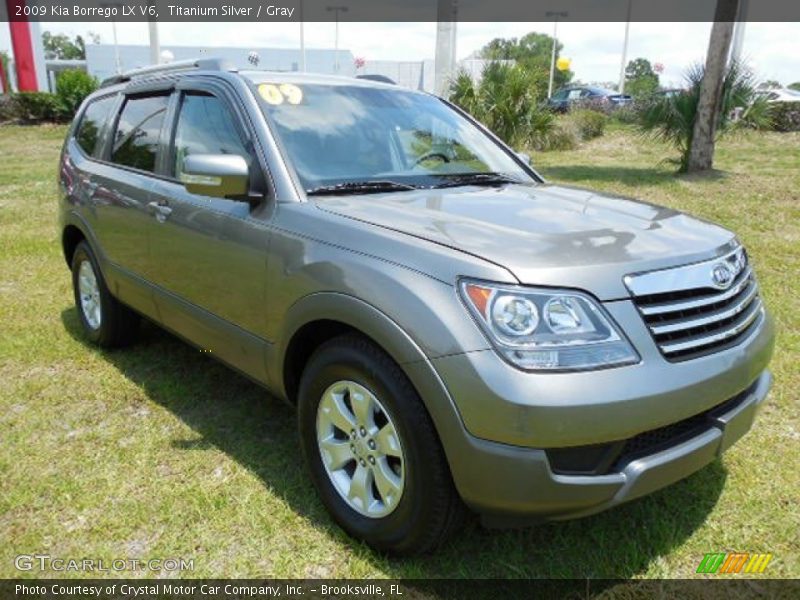 Titanium Silver / Gray 2009 Kia Borrego LX V6
