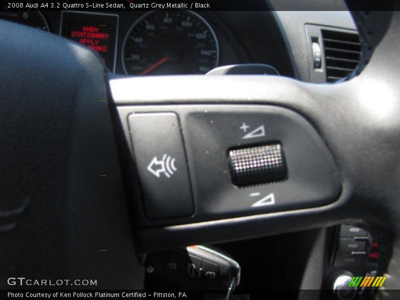 Quartz Grey Metallic / Black 2008 Audi A4 3.2 Quattro S-Line Sedan