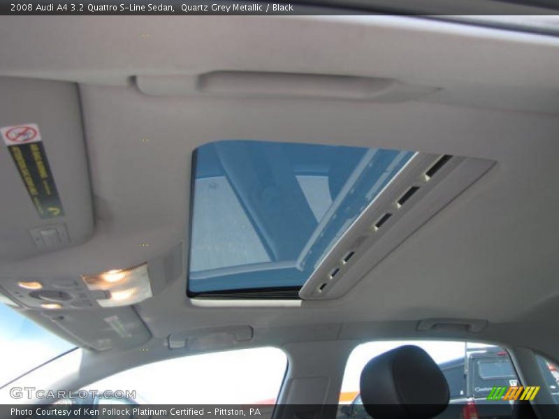 Quartz Grey Metallic / Black 2008 Audi A4 3.2 Quattro S-Line Sedan