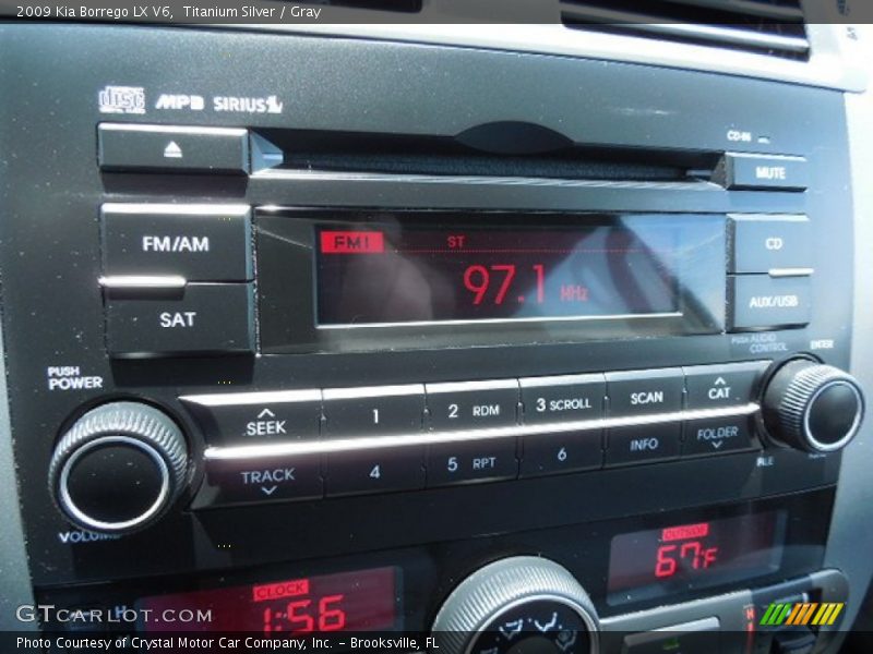 Titanium Silver / Gray 2009 Kia Borrego LX V6