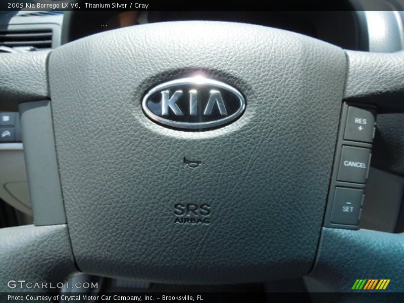 Titanium Silver / Gray 2009 Kia Borrego LX V6