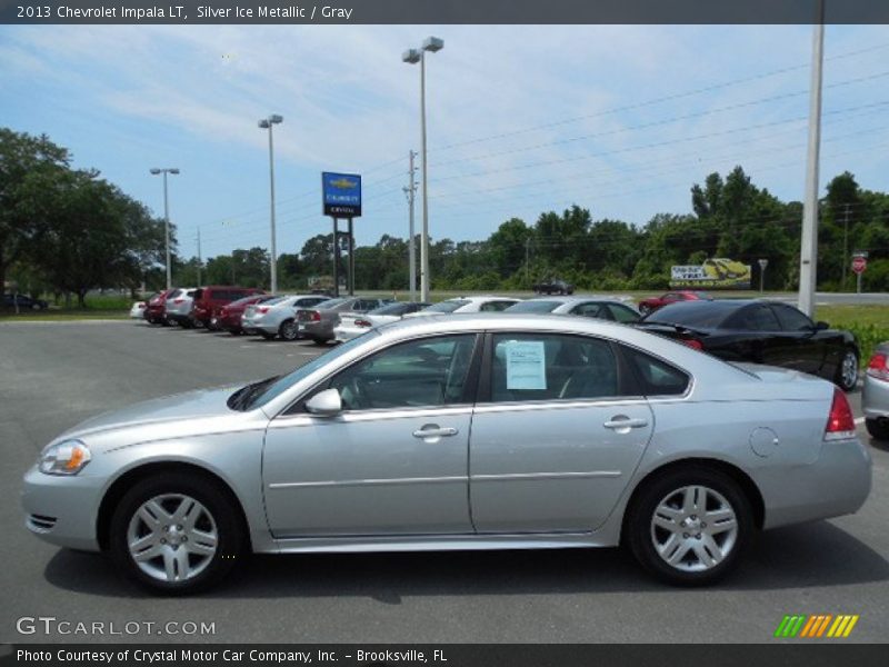 Silver Ice Metallic / Gray 2013 Chevrolet Impala LT