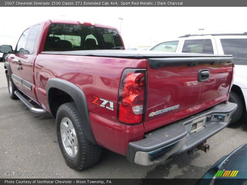  2007 Silverado 1500 Classic Z71 Extended Cab 4x4 Sport Red Metallic
