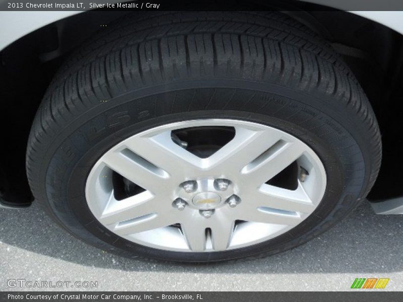 Silver Ice Metallic / Gray 2013 Chevrolet Impala LT