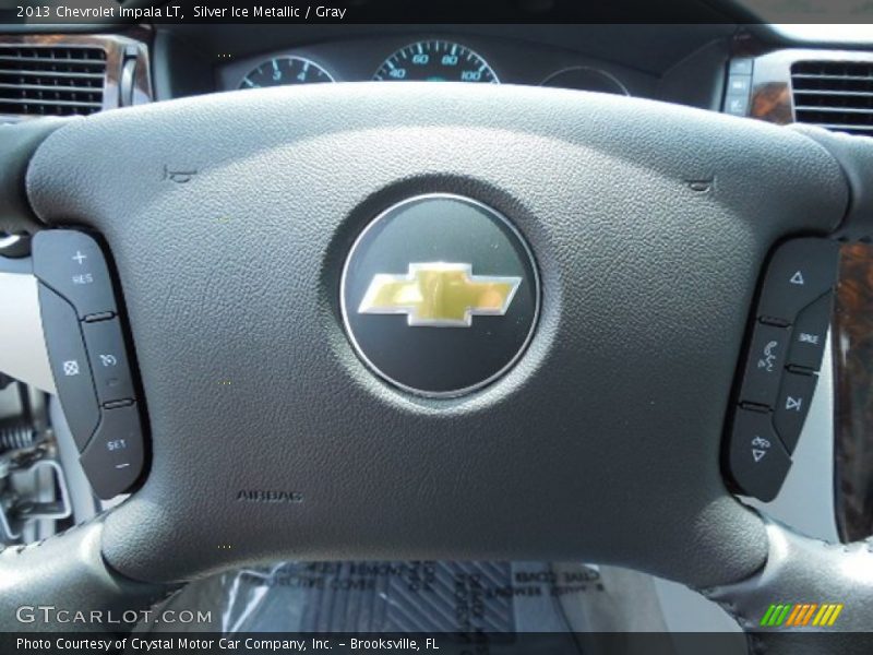 Silver Ice Metallic / Gray 2013 Chevrolet Impala LT