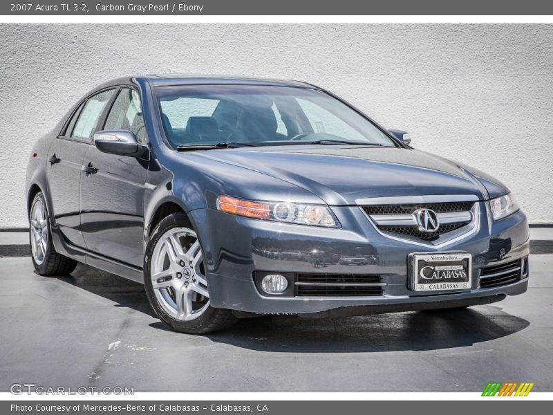 Carbon Gray Pearl / Ebony 2007 Acura TL 3.2