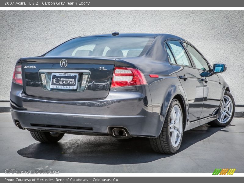 Carbon Gray Pearl / Ebony 2007 Acura TL 3.2