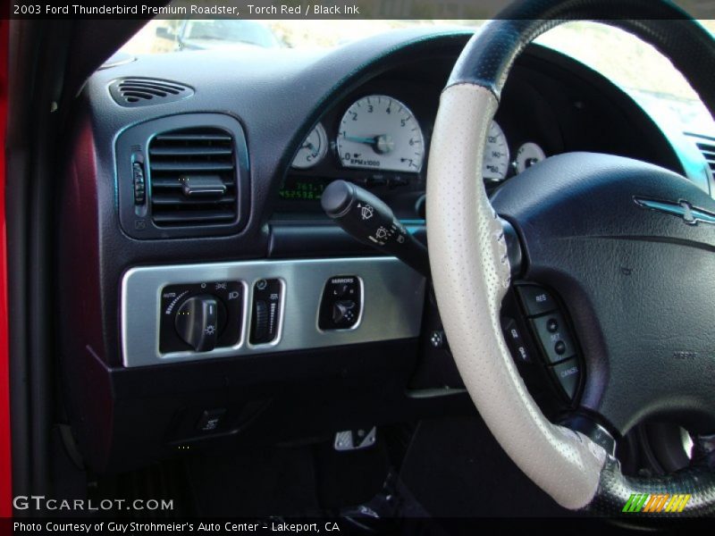 Torch Red / Black Ink 2003 Ford Thunderbird Premium Roadster