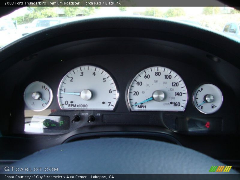  2003 Thunderbird Premium Roadster Premium Roadster Gauges