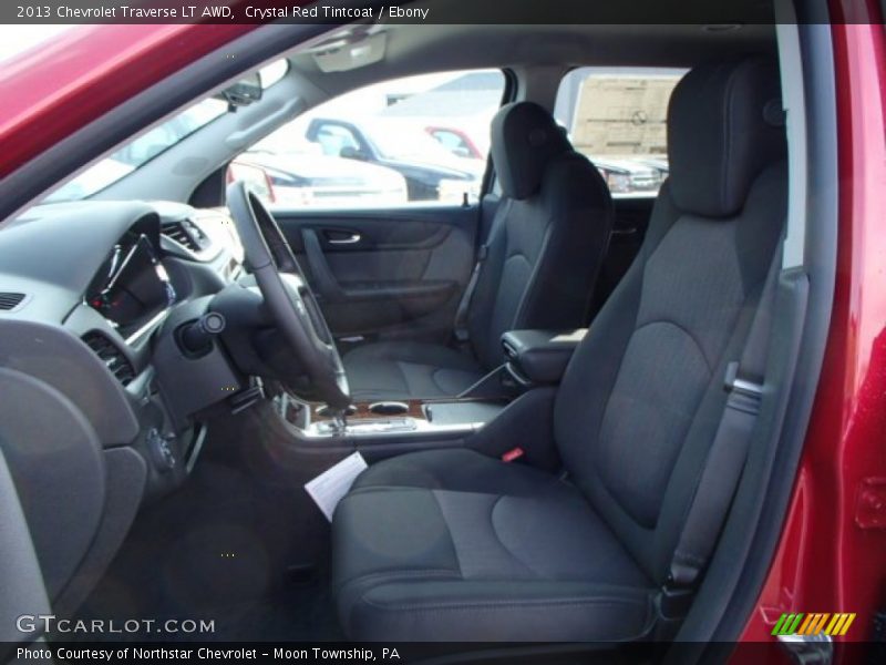 Crystal Red Tintcoat / Ebony 2013 Chevrolet Traverse LT AWD
