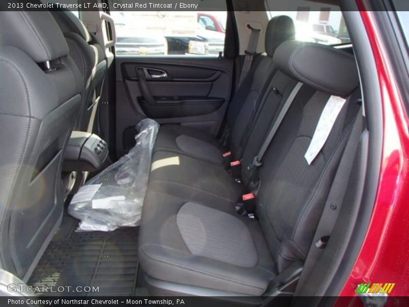 Crystal Red Tintcoat / Ebony 2013 Chevrolet Traverse LT AWD