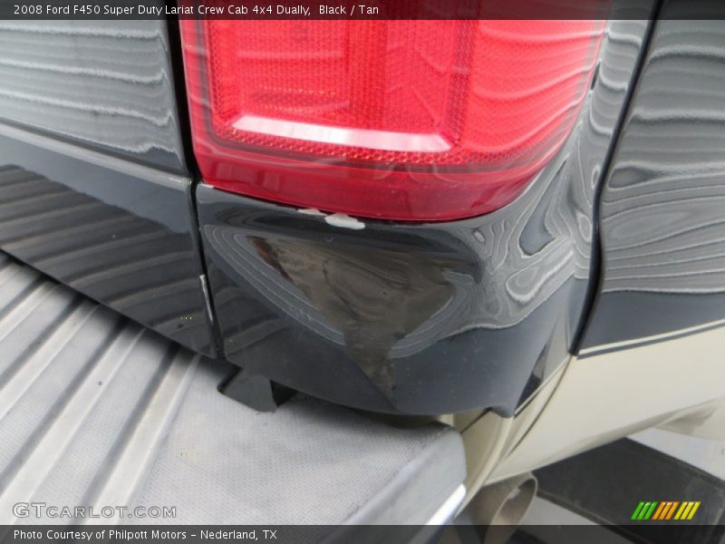 Black / Tan 2008 Ford F450 Super Duty Lariat Crew Cab 4x4 Dually
