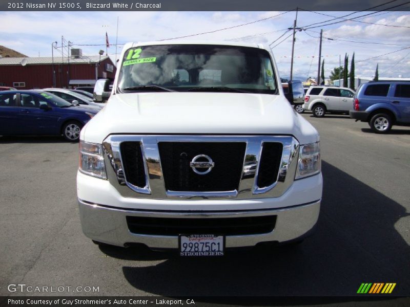 Blizzard White / Charcoal 2012 Nissan NV 1500 S