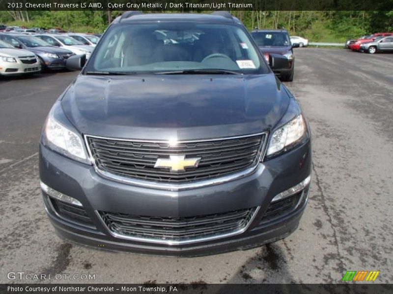 Cyber Gray Metallic / Dark Titanium/Light Titanium 2013 Chevrolet Traverse LS AWD