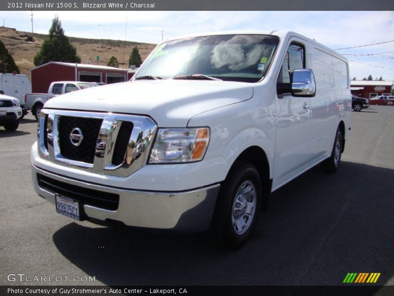Blizzard White / Charcoal 2012 Nissan NV 1500 S