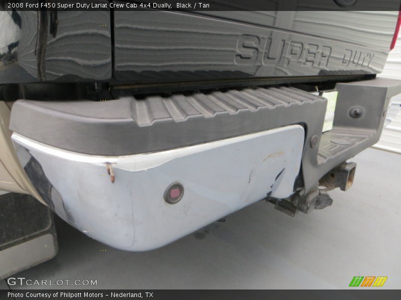 Black / Tan 2008 Ford F450 Super Duty Lariat Crew Cab 4x4 Dually