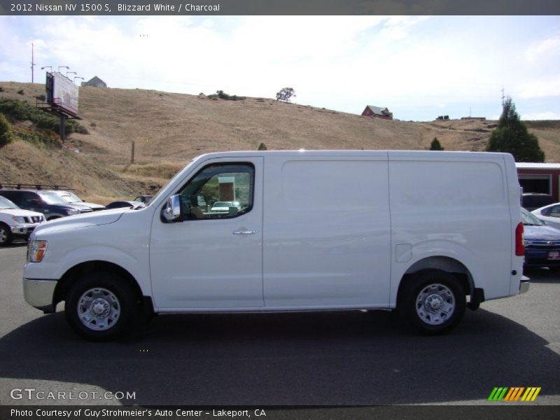 Blizzard White / Charcoal 2012 Nissan NV 1500 S