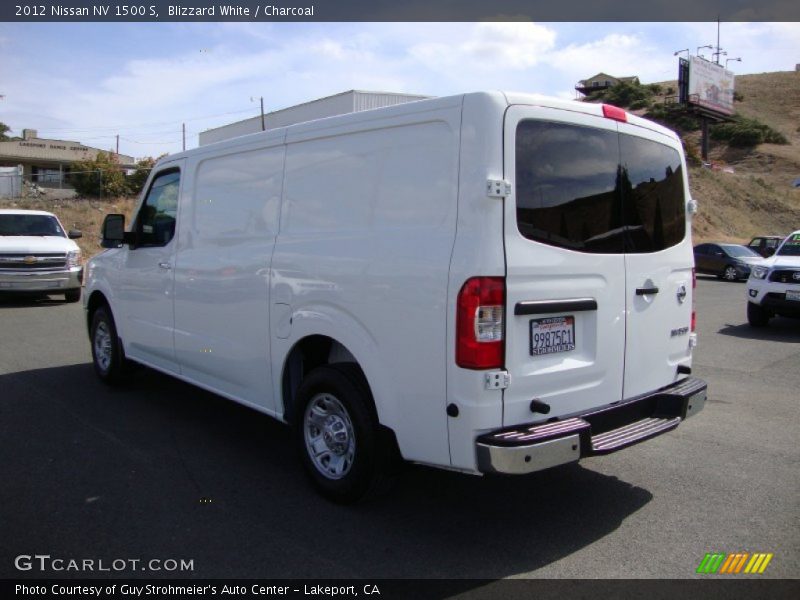 Blizzard White / Charcoal 2012 Nissan NV 1500 S