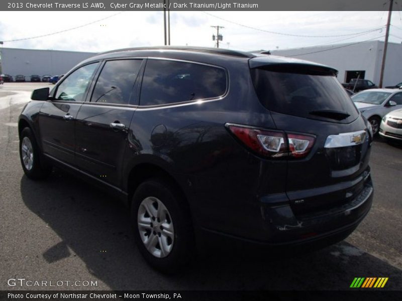 Cyber Gray Metallic / Dark Titanium/Light Titanium 2013 Chevrolet Traverse LS AWD