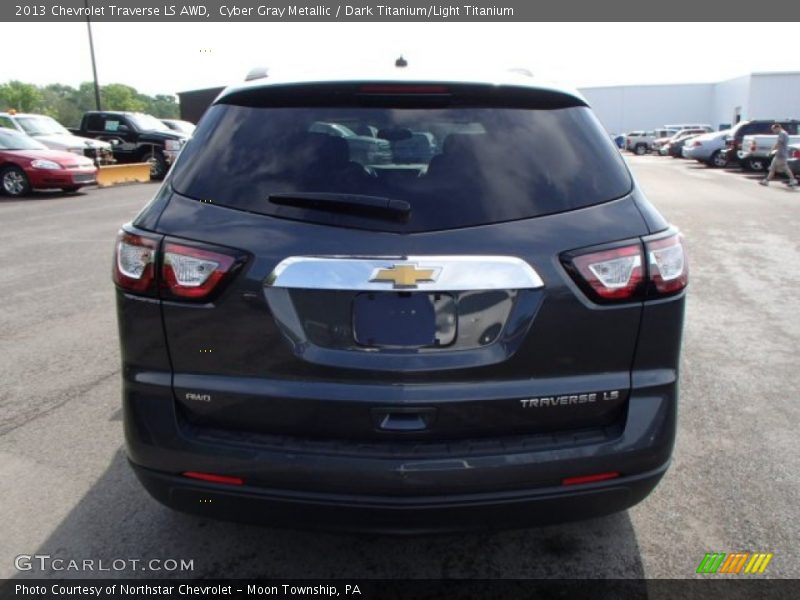Cyber Gray Metallic / Dark Titanium/Light Titanium 2013 Chevrolet Traverse LS AWD