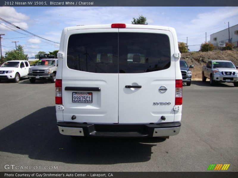Blizzard White / Charcoal 2012 Nissan NV 1500 S