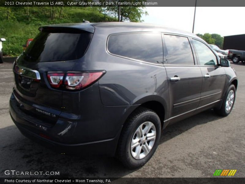 Cyber Gray Metallic / Dark Titanium/Light Titanium 2013 Chevrolet Traverse LS AWD