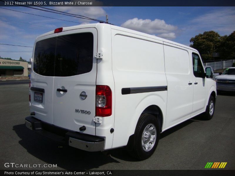 Blizzard White / Charcoal 2012 Nissan NV 1500 S