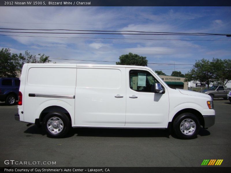 Blizzard White / Charcoal 2012 Nissan NV 1500 S