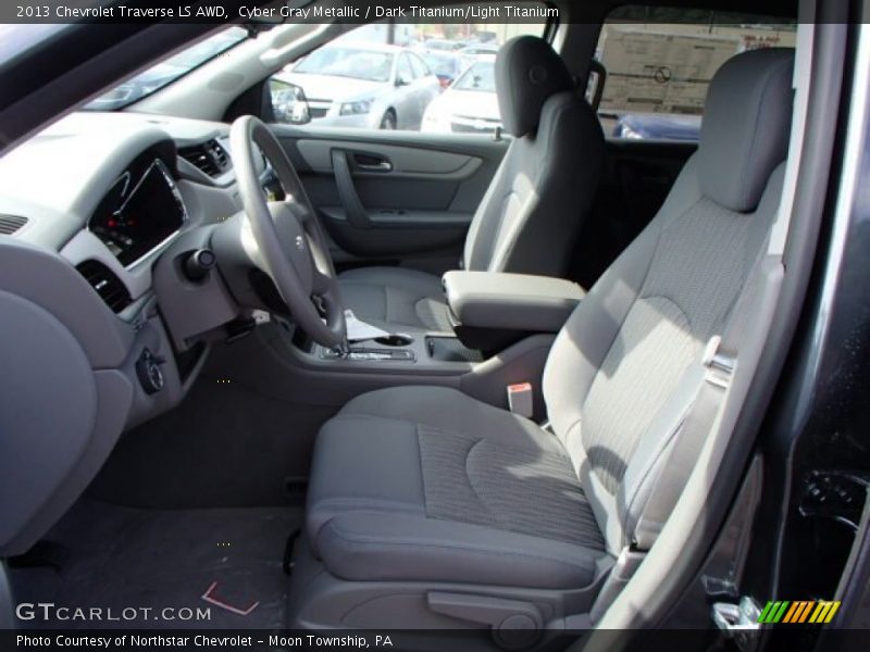 Cyber Gray Metallic / Dark Titanium/Light Titanium 2013 Chevrolet Traverse LS AWD