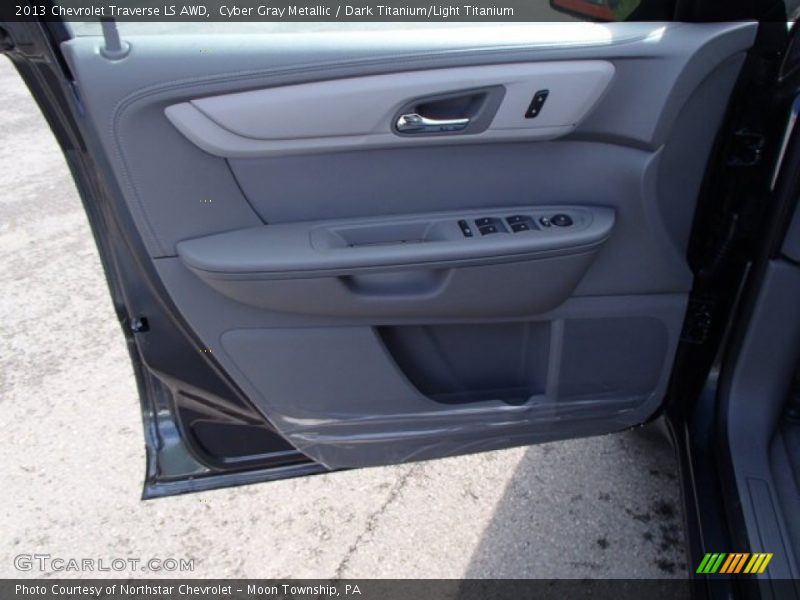 Cyber Gray Metallic / Dark Titanium/Light Titanium 2013 Chevrolet Traverse LS AWD