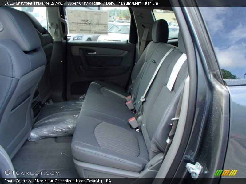 Cyber Gray Metallic / Dark Titanium/Light Titanium 2013 Chevrolet Traverse LS AWD