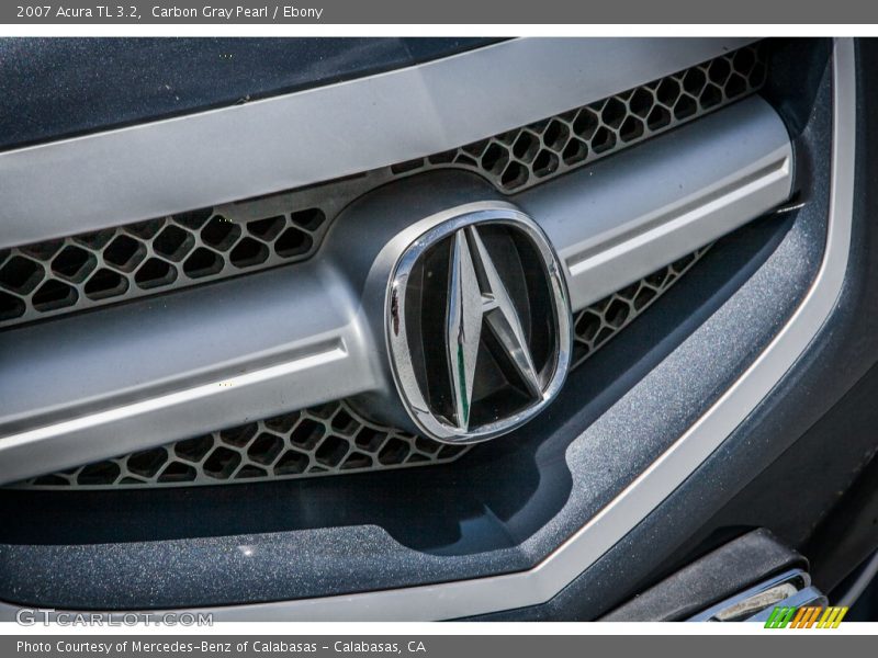 Carbon Gray Pearl / Ebony 2007 Acura TL 3.2