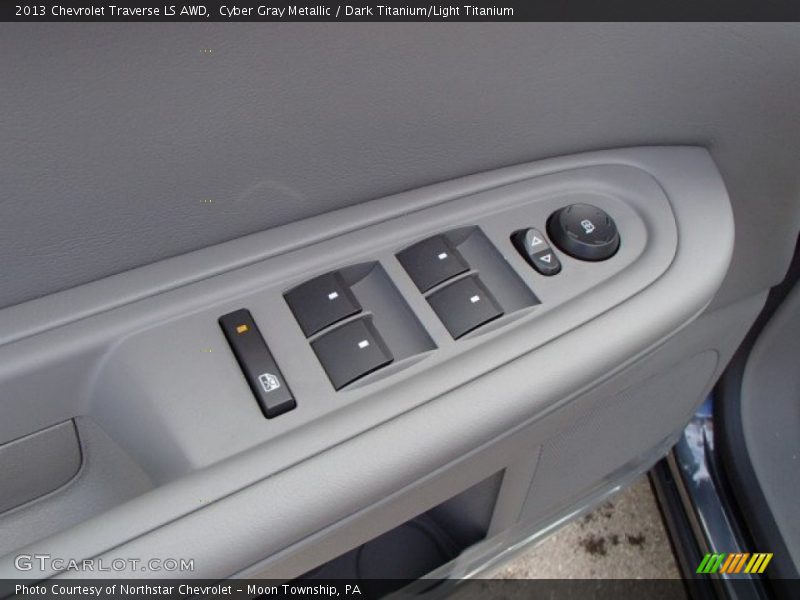 Cyber Gray Metallic / Dark Titanium/Light Titanium 2013 Chevrolet Traverse LS AWD
