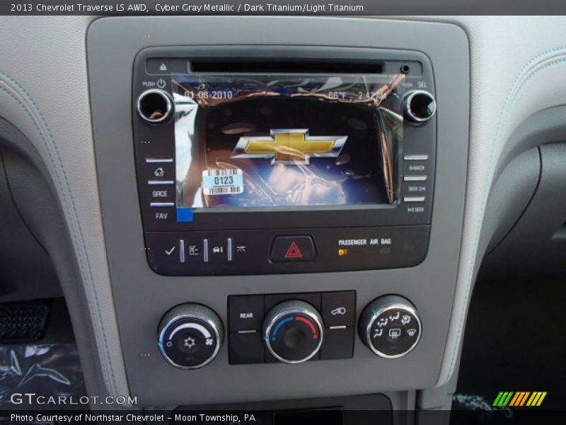 Cyber Gray Metallic / Dark Titanium/Light Titanium 2013 Chevrolet Traverse LS AWD