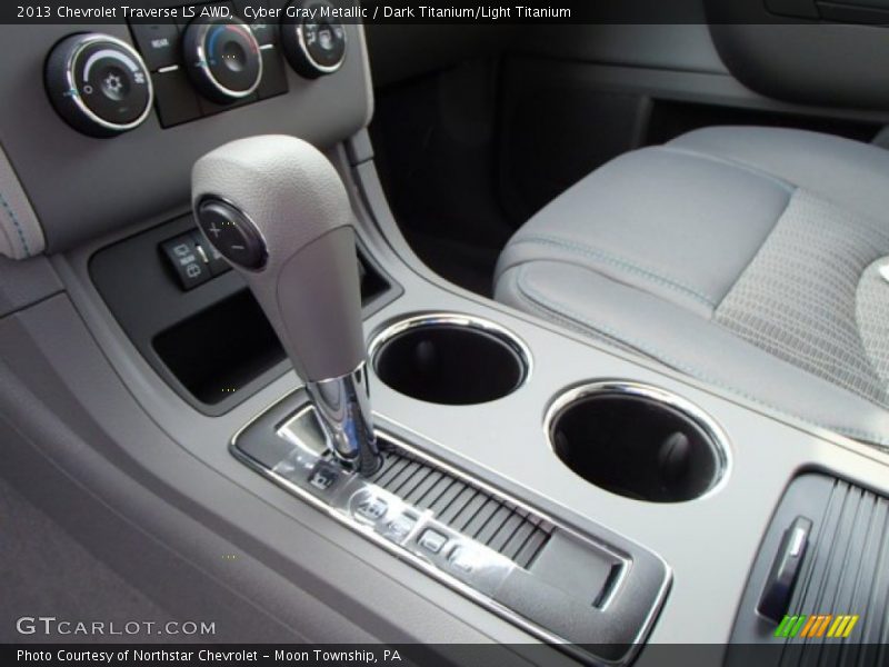 Cyber Gray Metallic / Dark Titanium/Light Titanium 2013 Chevrolet Traverse LS AWD
