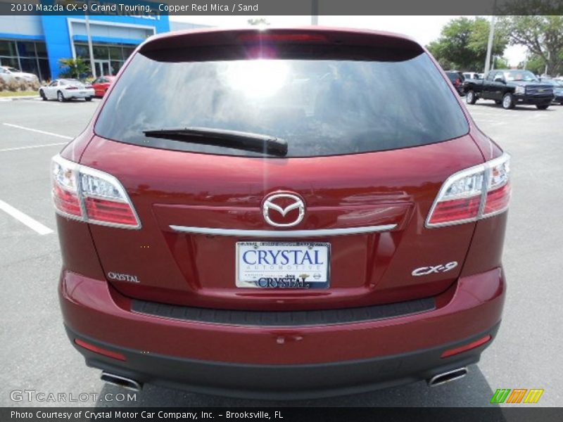 Copper Red Mica / Sand 2010 Mazda CX-9 Grand Touring