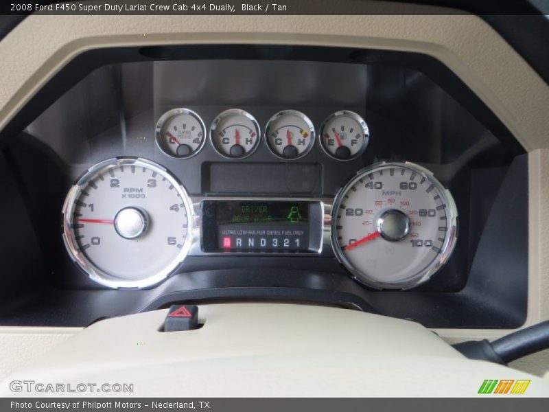  2008 F450 Super Duty Lariat Crew Cab 4x4 Dually Lariat Crew Cab 4x4 Dually Gauges