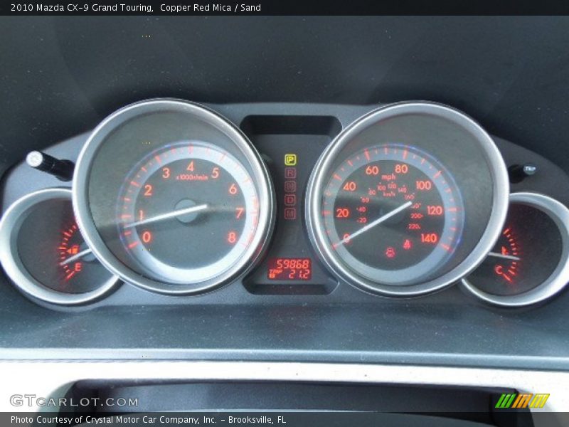  2010 CX-9 Grand Touring Grand Touring Gauges