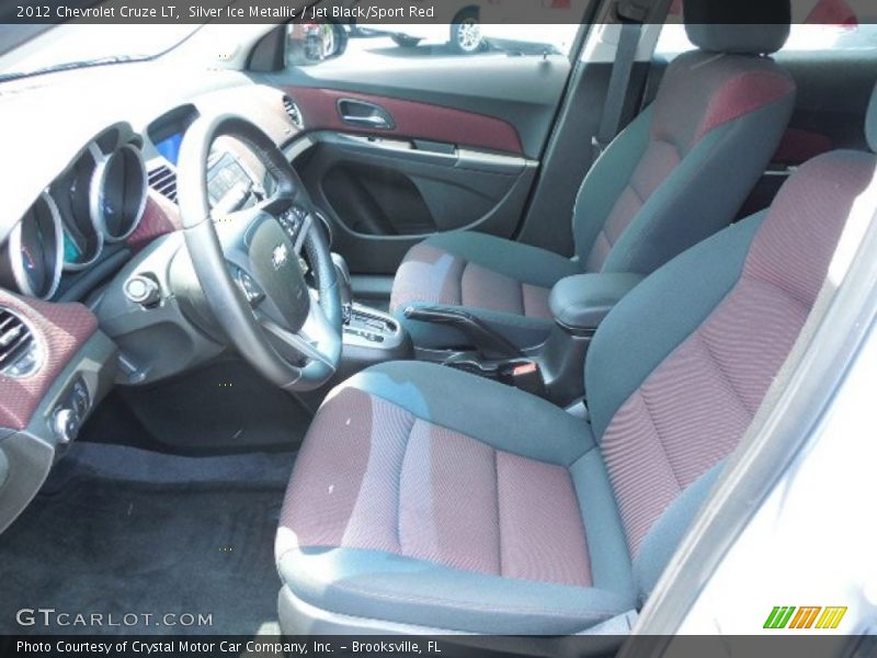  2012 Cruze LT Jet Black/Sport Red Interior